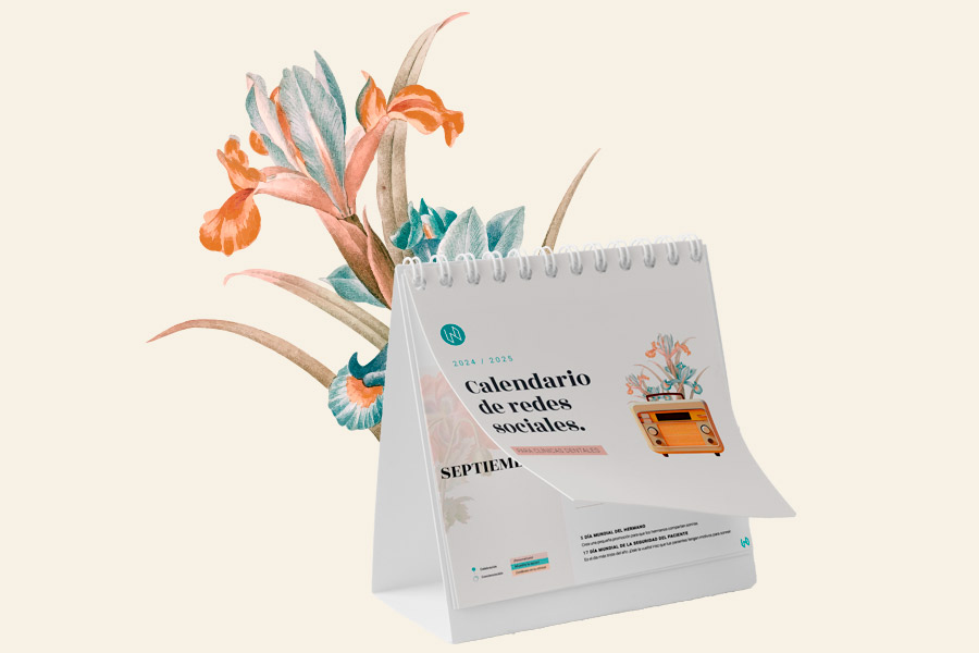Calendario de redes sociales para clínicas dentales